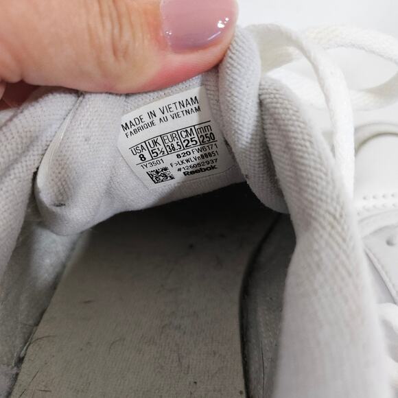 Reebok RARE Club C Revenge 85 Snakeskin and White Sneakers - Picture 11 of 11